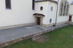 Rekonštrukcia okolia kostola 2012